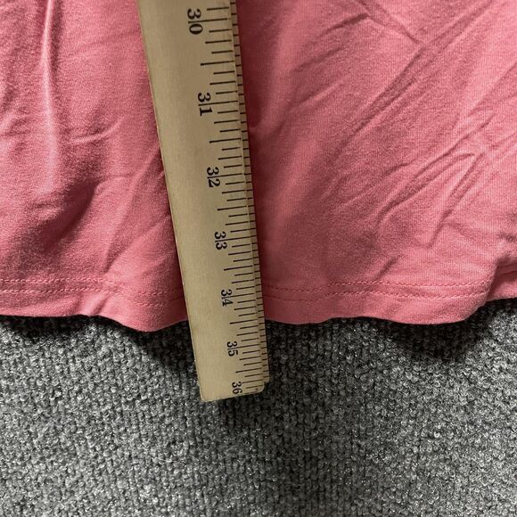 Swomog Nightgown Womens Large Pink Button Front Sleep Shirt Short Sleeve Pajama - Picture 6 of 9